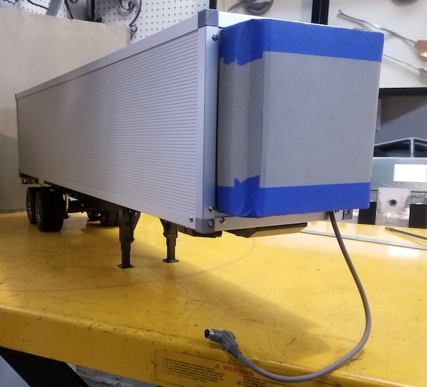 Mock up reefer unit - before
