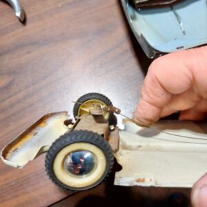 Removal of steering cable