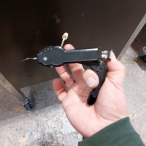 Steering and hand throttle - before